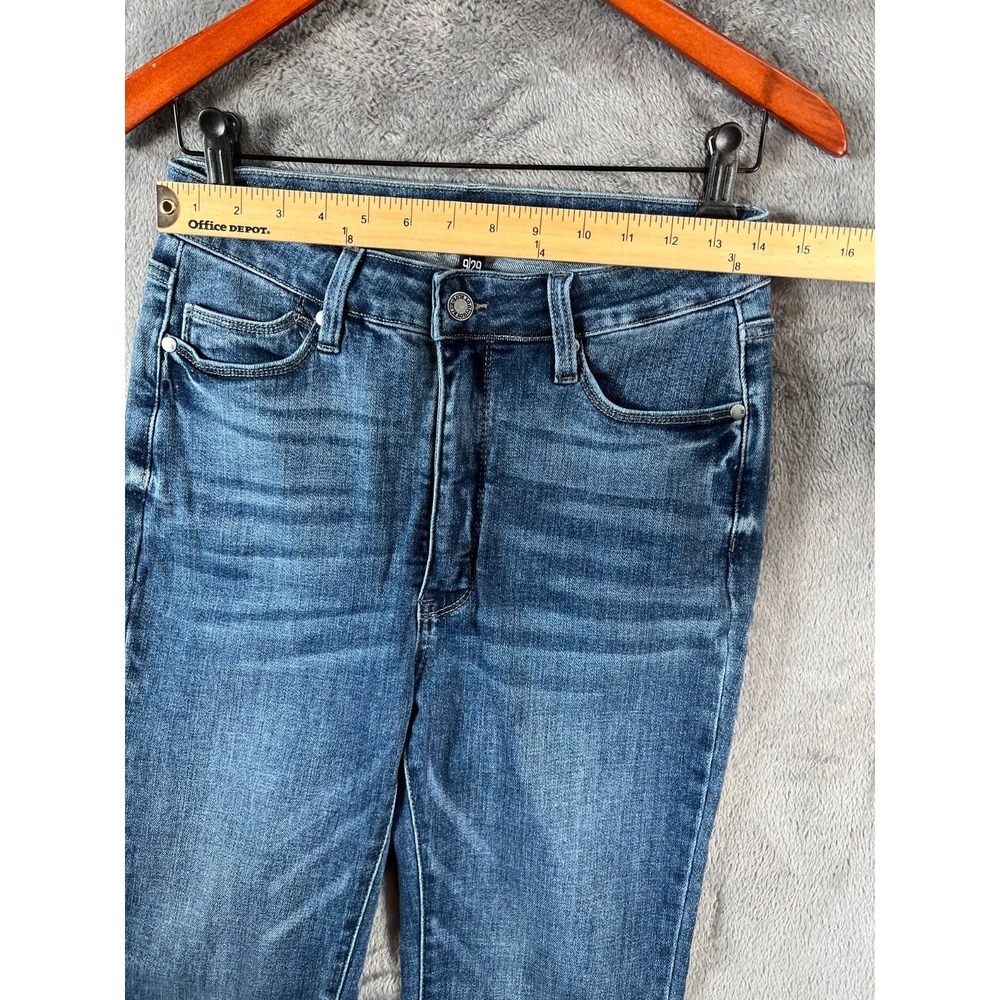 Judy Blue Jeans Womens 9/29 28x31 Blue Slim Bootcut Denim Stretch Tummy Control - Picture 3 of 12